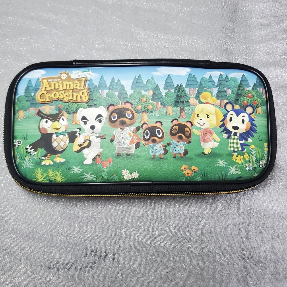 Nintendo Switch Animal Crossing Hard Shell‎ Deluxe Carrying Case Traveler